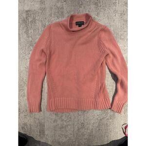 Vintage J Crew Always Women's Pink Knit Roll Neck Sweater sz S